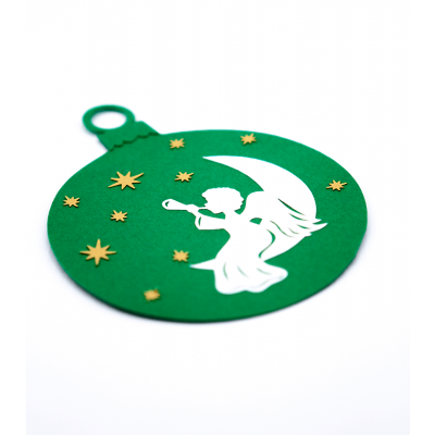 Creative Designs | Ornament Craciun Glob cu Ingeras