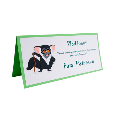 Card Asezare Botez Madagascar - Maurice