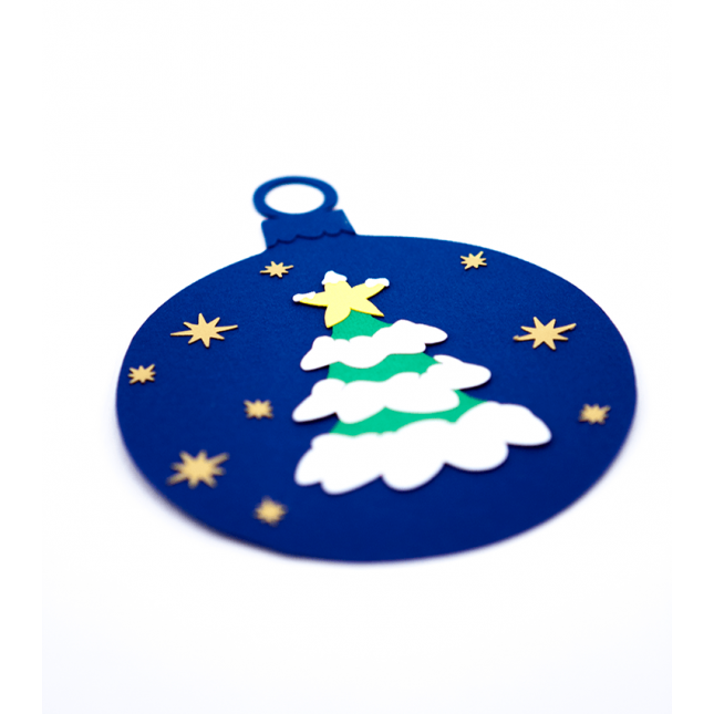 Creative Designs | Ornament Craciun Glob cu Brad