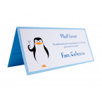 Card Asezare Botez Madagascar - The Penguins