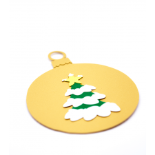 Creative Designs | Ornament Craciun Glob cu Brad