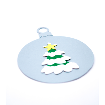 Creative Designs | Ornament Craciun Glob cu Brad