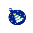 Creative Designs | Ornament Craciun Glob cu Brad