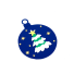 Creative Designs | Ornament Craciun Glob cu Brad